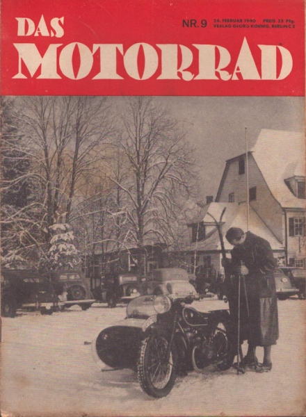 Das Motorrad 1940 Heft 9