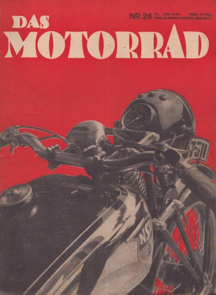 Das Motorrad 1940 Heft 26