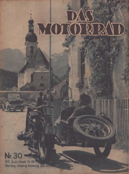 Das Motorrad 1940 Heft 30