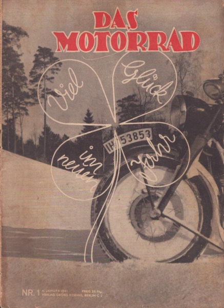 Das Motorrad 1941 Heft 1