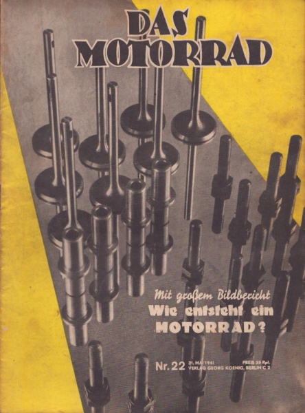 Das Motorrad 1941 Heft 22