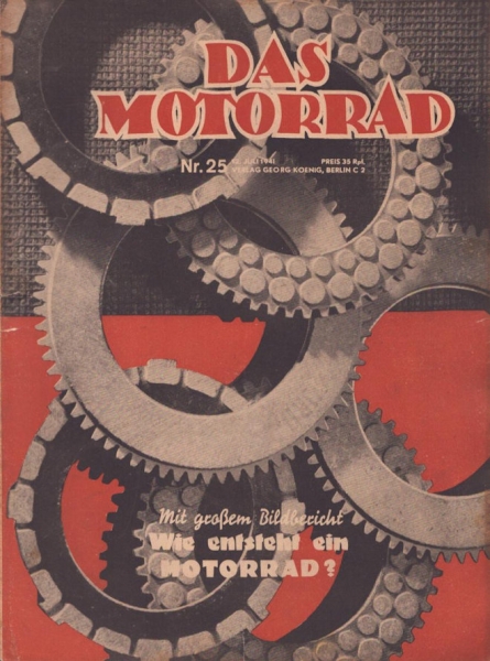 Das Motorrad 1941 Heft 25