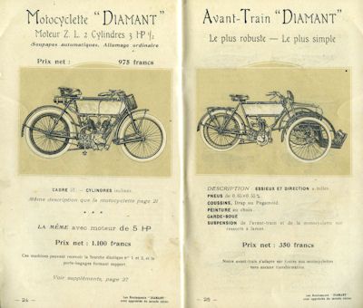 La Francaise Diamant Programm 1905