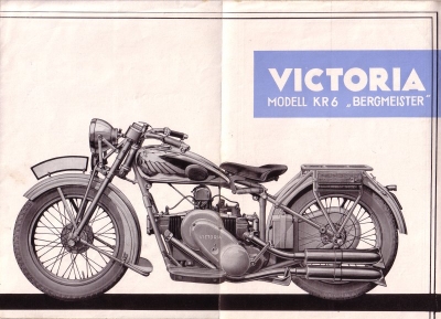 Victoria KR 6 Bergmeister Prospekt 1934