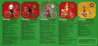 Mifa Fahrrad Programm 1971