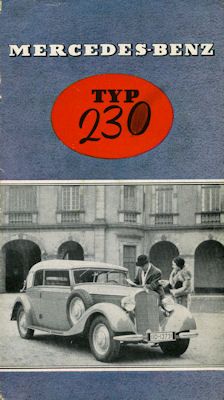 Mercedes-Benz Typ 230 Prospekt 1937