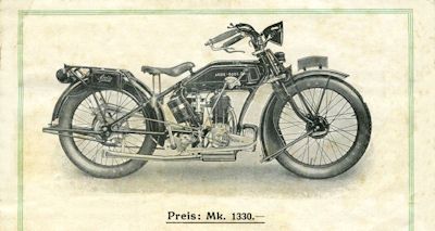 Ardie 500 cc brochure 1926