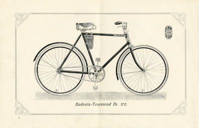 Badenia Fahrrad Programm 1922