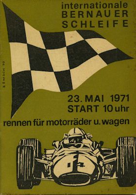 Programm 16. Bernauer Schleife 23.5.1971