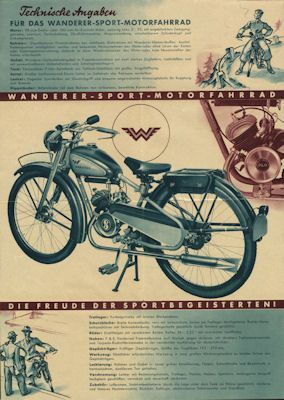 Wanderer Sport-Motorfahrrad 2.1936