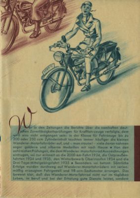 Wanderer Sport-Motorfahrrad 2.1936