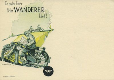 Wanderer Ansichtskarte 7.1939