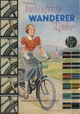 Wanderer Fahrrad Farben 4.1937