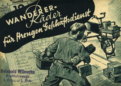 Wanderer motorcycle and bicycle program 12.1937