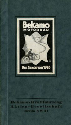 Bekamo Programm 1926