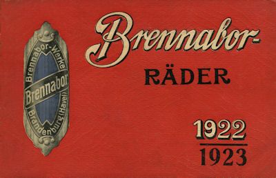 Brennabor program bicycle 1922/23