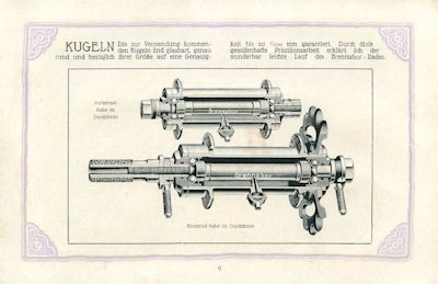 Brennabor Programm Fahrrad 1922/23