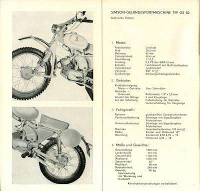 Simson Programm 1964