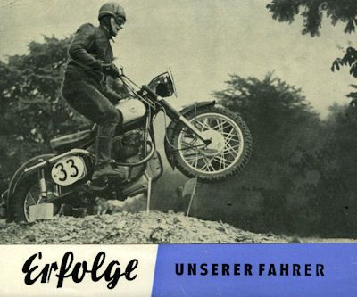 Simson Sportliche Erfolge 1955/56 brochure