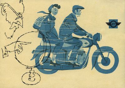 Simson 425 and Sport brochure 1957