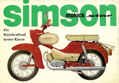 Simson Mokick Star SR 4-2 Prospekt 1964