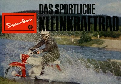 Simson Kleinkraftrad Sperber SR 4/3 Prospekt 1965
