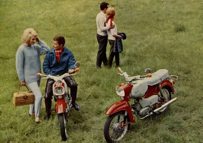 Simson Kleinkraftrad Sperber SR 4/3 Prospekt 1965