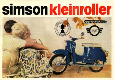 Simson Kleinroller KR 51 Schwalbe Prospekt 1965