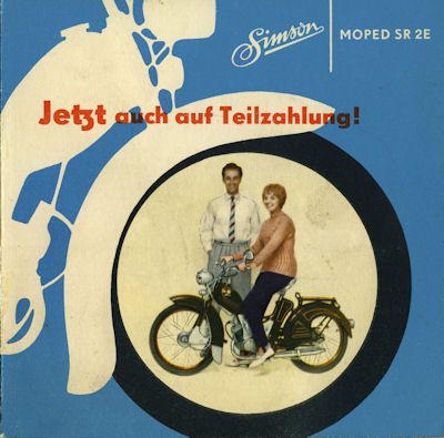 Simson Moped SR 2 E Prospekt 1962