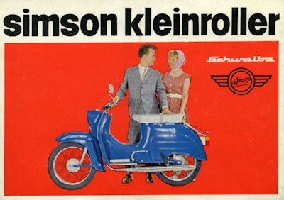 Simson Kleinroller KR 51 Schwalbe Prospekt 1964