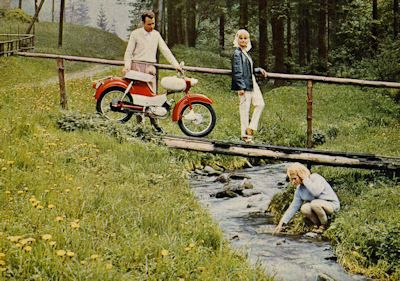 Simson Moped Spatz SR 4-1 Prospekt 1966