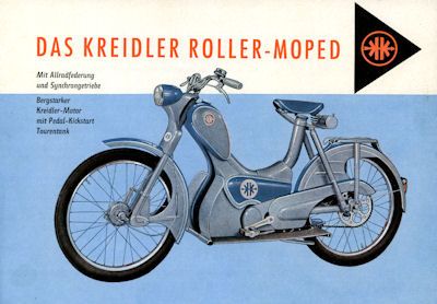 Kreidler Rollermoped J 51 R Prospekt 6.1956