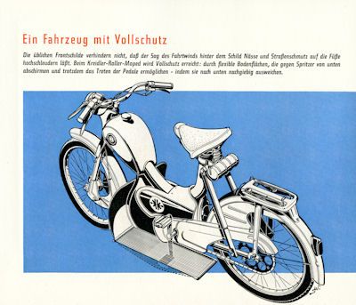 Kreidler Rollermoped J 51 R Prospekt 6.1956