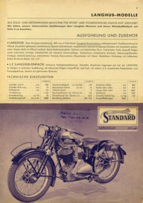 Standard program 1935