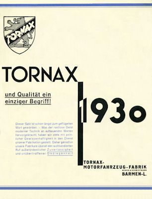 Tornax program 1930