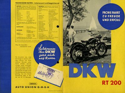 DKW RT 200 brochure 10.1952