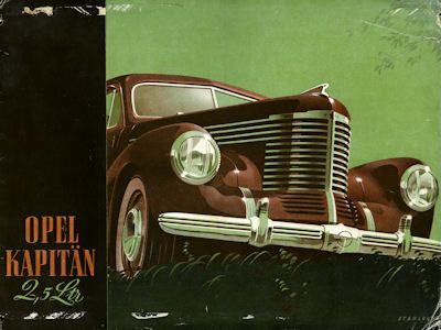 Opel Kapitän brochure 1950