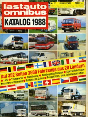 Lastauto + Omnibus Katalog No. 17 1988
