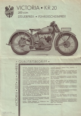 Victoria Programm 1930