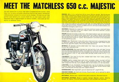 Matchless program 1964