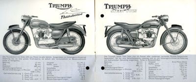 Triumph brochure 1960s