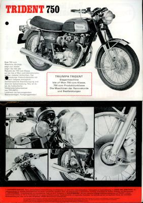 Triumph Programm 1972