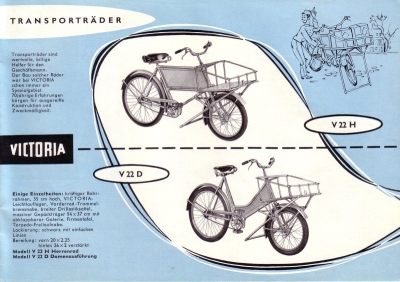 Victoria Fahrrad Programm 5.1958