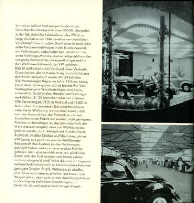 VW Fest Programm Wolfsburg 6.8.1955