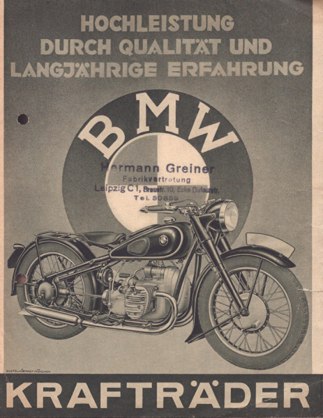 BMW Programm 5.1937