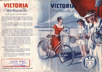 Victoria Fahrrad Programm 1950