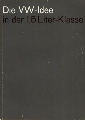 VW 1500 Prospekt 1.1964