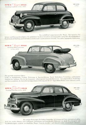 Opel program 1951