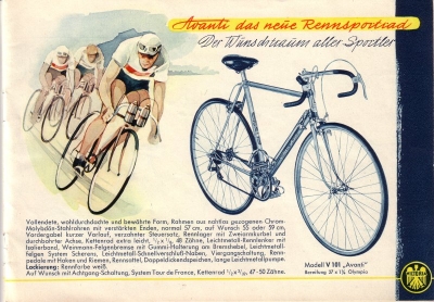 Victoria Fahrrad Programm 6.1953