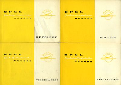 Opel Olympia Rekord Transart brochure ca. 1953